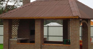 Беседка из кирпича под ключ в Иваново цена от 3206 рублей - Строй-монтаж